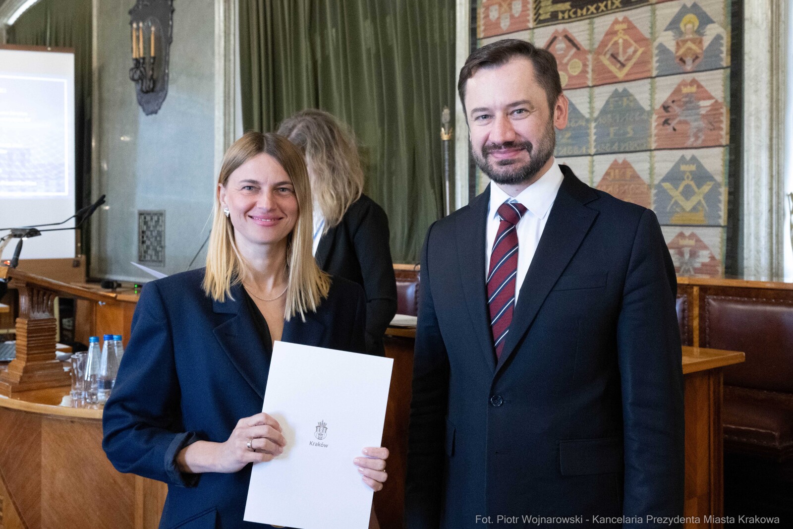 Miszalski, Mazur, Krakowska Rada Przedsiębiorczości, wręczenie, akty powołania, zdjęcia  Autor: Piotr Wojnarowski