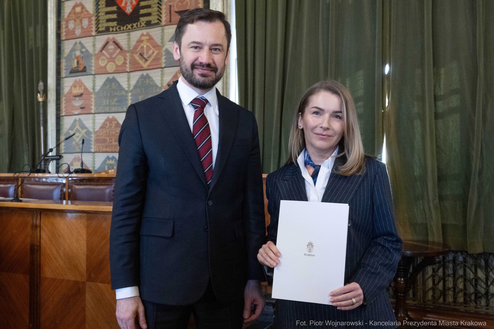 Miszalski, Mazur, Krakowska Rada Przedsiębiorczości, wręczenie, akty powołania, zdjęcia  Autor: Piotr Wojnarowski