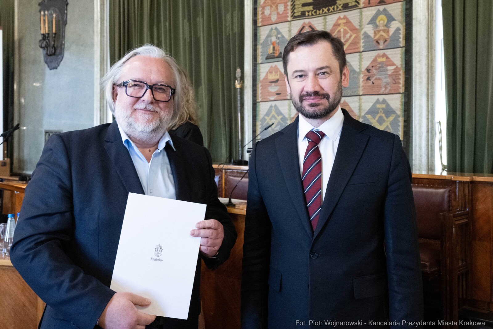 Miszalski, Mazur, Krakowska Rada Przedsiębiorczości, wręczenie, akty powołania, zdjęcia  Autor: Piotr Wojnarowski