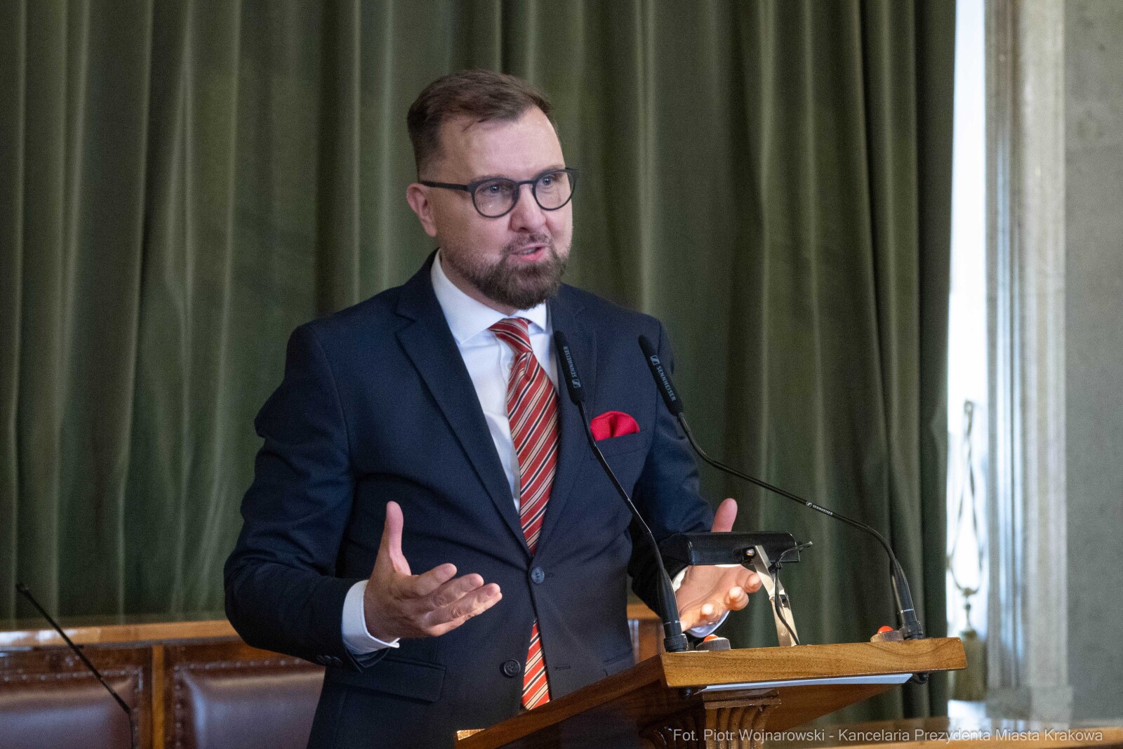 Miszalski, Mazur, Krakowska Rada Przedsiębiorczości, wręczenie, akty powołania, zdjęcia  Autor: Piotr Wojnarowski