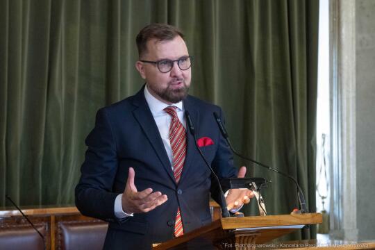 Miszalski, Mazur, Krakowska Rada Przedsiębiorczości, wręczenie, akty powołania, zdjęcia