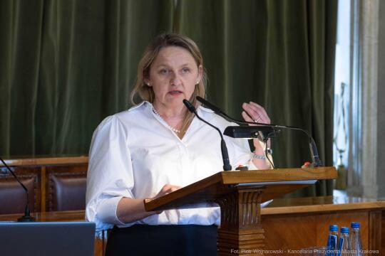 Miszalski, Mazur, Krakowska Rada Przedsiębiorczości, wręczenie, akty powołania, zdjęcia