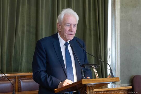 Miszalski, Mazur, Krakowska Rada Przedsiębiorczości, wręczenie, akty powołania, zdjęcia