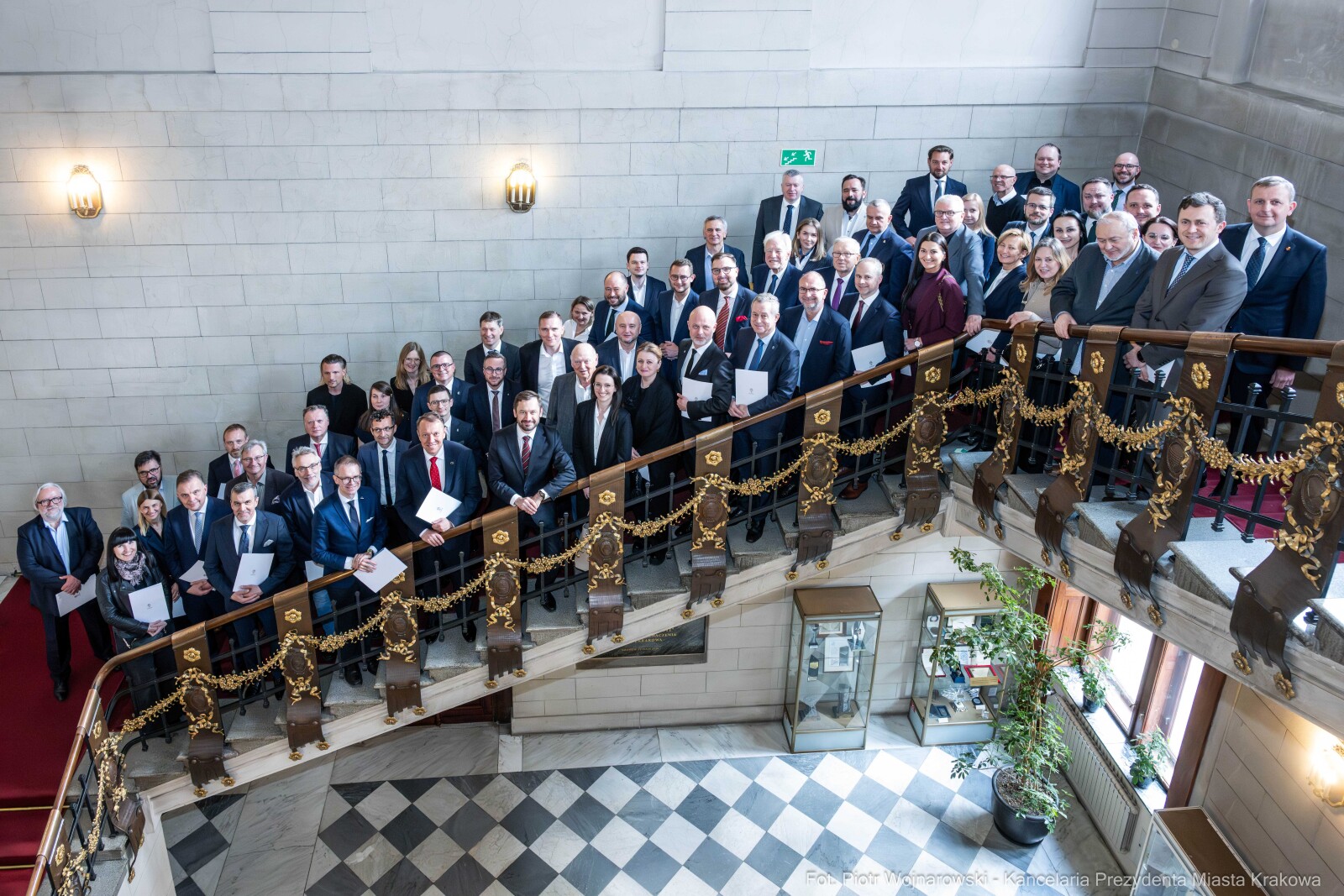 Miszalski, Mazur, Krakowska Rada Przedsiębiorczości, wręczenie, akty powołania, zdjęcia  Autor: Piotr Wojnarowski