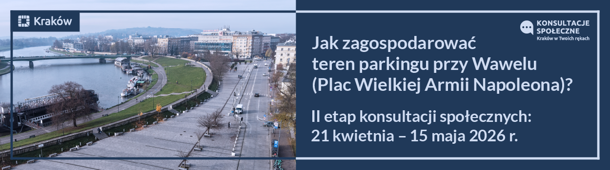 Jak zagospodarować teren parkingu przy Wawelu (plac Wielkiej Armii Napoleona)? II etap
