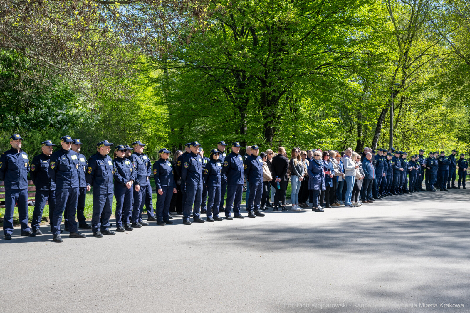 Miszalski, Straż Miejska, drzewa, sadzenie, 35 lat, jubileusz, zdjęciA  Autor: Piotr Wojnarowski