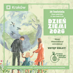 Logo: Kraków świętuje Dzień Ziemi! Zabawa, nauka i ekologia dla całej rodziny