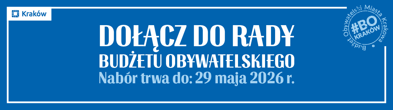  Dołącz do Rady Budżetu Obywatelskiego Miasta Krakowa 