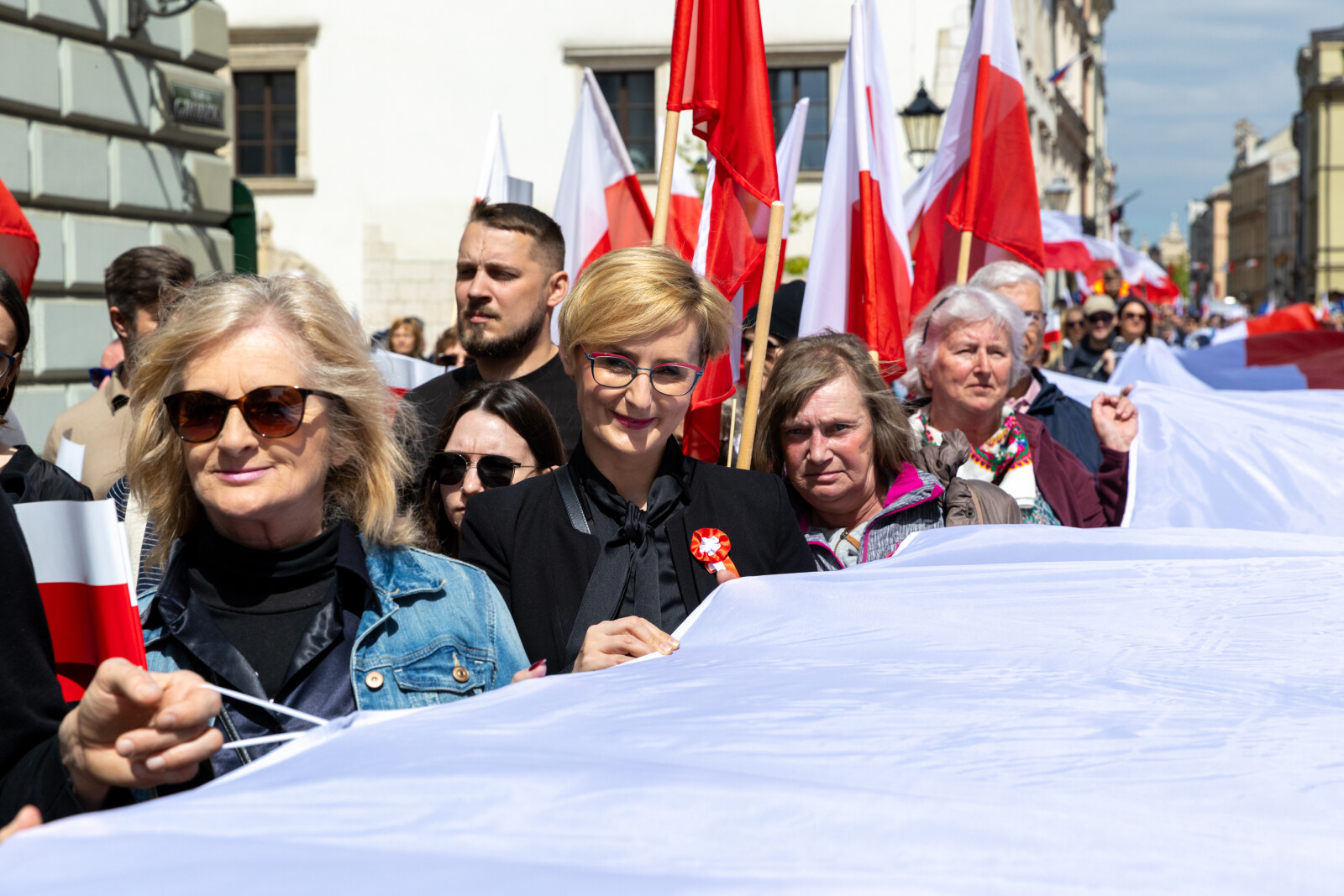 BŚ_UMK_20260501_0S4A6418.jpg-1 Maja, Flaga, Pochód, Zdjęcia, Miszalski  Autor: B. Świerzowski