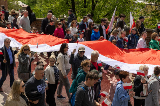 BŚ_UMK_20260501_0S4A6570.jpg-1 Maja, Flaga, Pochód, Zdjęcia, Miszalski