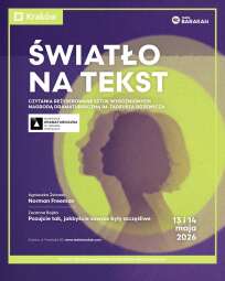 Logo: ŚWIATŁO NA TEKST. Nagroda Dramaturgiczna im. Tadeusza Różewicza/ Spotlight on the Text: The Tadeusz Różewicz Playwriting Award