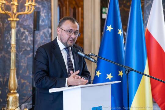 Miszalski, Wiaczesław  Wojnarowśki, konsul, Ukraina, pożegnanie, zdjęcia