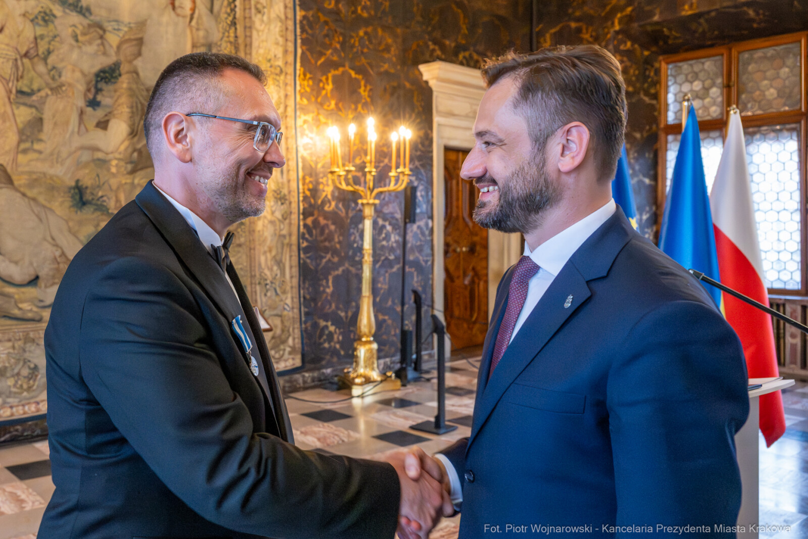 Miszalski, Wiaczesław  Wojnarowśki, konsul, Ukraina, pożegnanie, zdjęcia  Autor: Piotr Wojnarowski