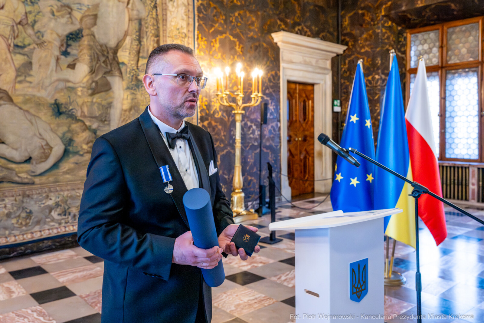 Miszalski, Wiaczesław  Wojnarowśki, konsul, Ukraina, pożegnanie, zdjęcia  Autor: Piotr Wojnarowski