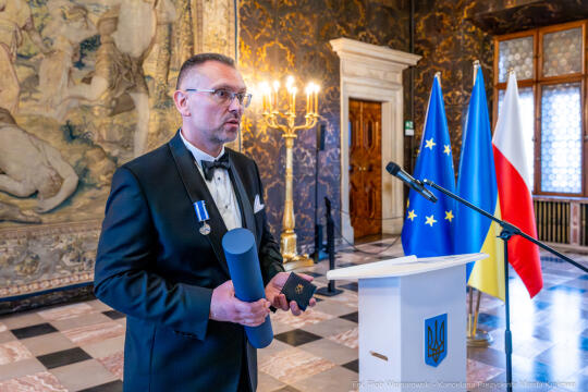 Miszalski, Wiaczesław  Wojnarowśki, konsul, Ukraina, pożegnanie, zdjęcia