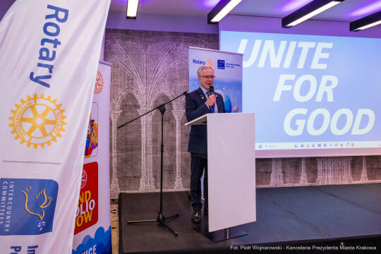 Miszalski, Konferencja, Rotarianie, Pokój i Ziemia, Francesco Arezzo, Peace and Earth, Rotary Confe
