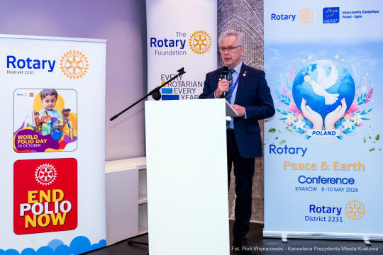 Miszalski, Konferencja, Rotarianie, Pokój i Ziemia, Francesco Arezzo, Peace and Earth, Rotary Confe
