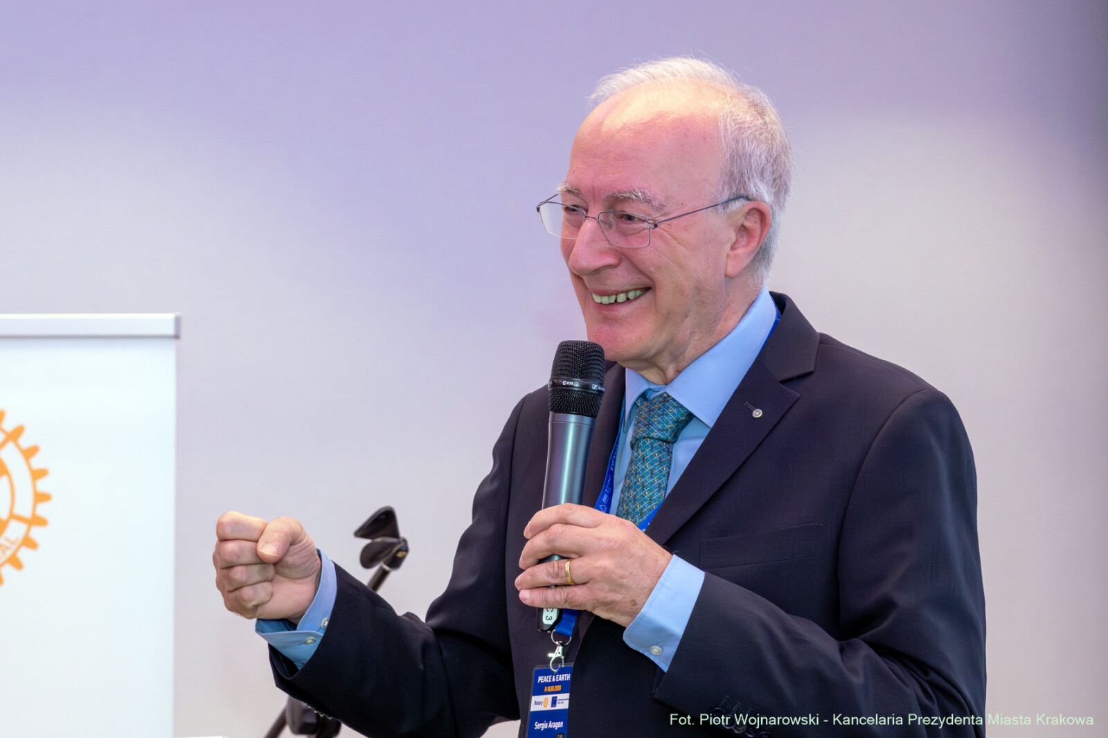 Miszalski, Konferencja, Rotarianie, Pokój i Ziemia, Francesco Arezzo, Peace and Earth, Rotary Confe  Autor: Piotr Wojnarowski