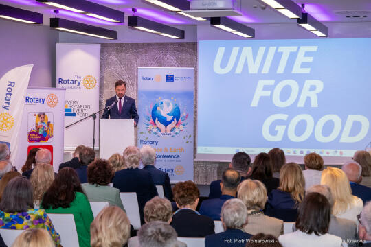 Miszalski, Konferencja, Rotarianie, Pokój i Ziemia, Francesco Arezzo, Peace and Earth, Rotary Confe