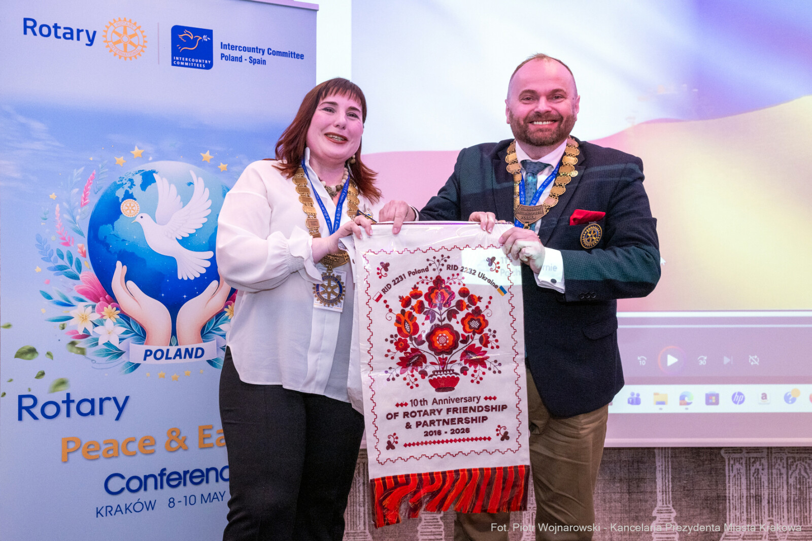 Miszalski, Konferencja, Rotarianie, Pokój i Ziemia, Francesco Arezzo, Peace and Earth, Rotary Confe  Autor: Piotr Wojnarowski