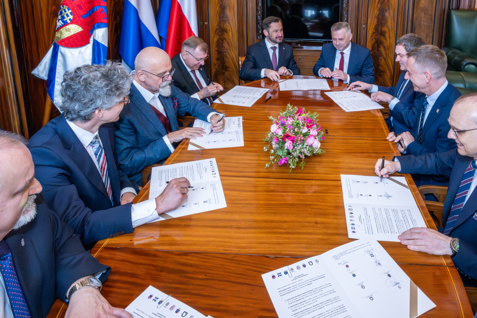 Miszalski, rektorzy, podpisanie, współpraca, list intencyjny, metro  Autor: Piotr Wojnarowski