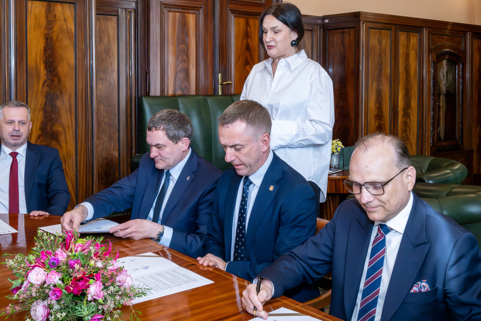 Miszalski, rektorzy, podpisanie, współpraca, list intencyjny, metro  Autor: Piotr Wojnarowski