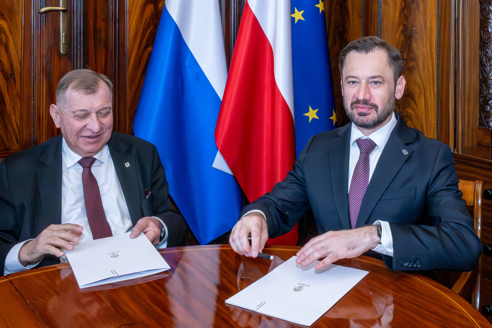 Miszalski, rektorzy, podpisanie, współpraca, list intencyjny, metro  Autor: Piotr Wojnarowski