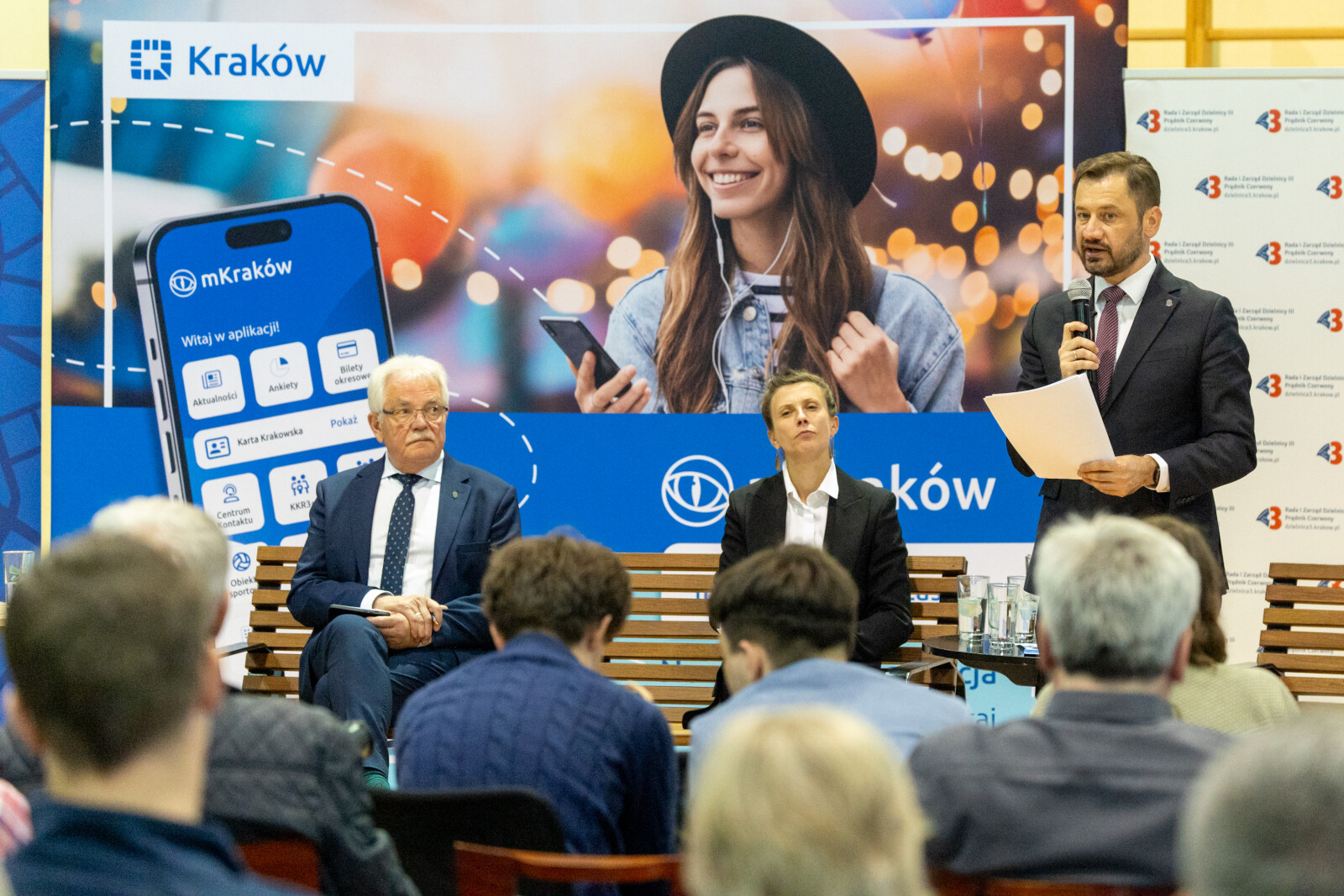 0S4A8473.jpg-Ławka Dialogu, Miszalski, Sęk, Kracik, Klaman, spotkanie, Prądnik, Zdjęcia, foto,  Autor: B. Świerzowski