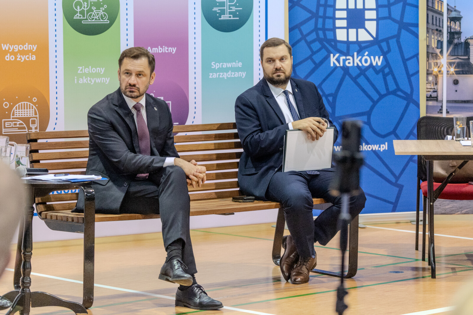 0S4A8525.jpg-Ławka Dialogu, Miszalski, Sęk, Kracik, Klaman, spotkanie, Prądnik, Zdjęcia, foto,  Autor: B. Świerzowski
