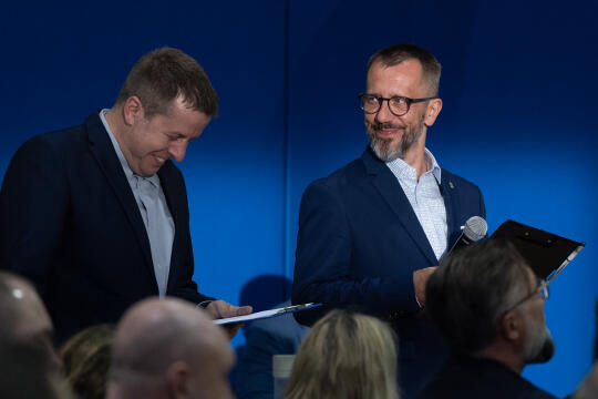 0S4A8694.jpg-Ławka Dialogu, Miszalski, Sęk, Kracik, Klaman, spotkanie, Prądnik, Zdjęcia, foto,
