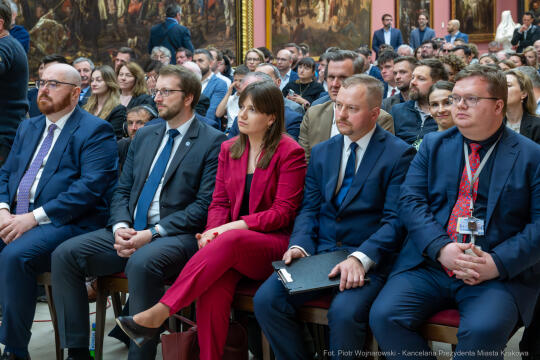Miszalski, inauguracja, Gaia AI Factory, Sukiennice, sztuczna inteligencja, zdjęcia, fotokronik