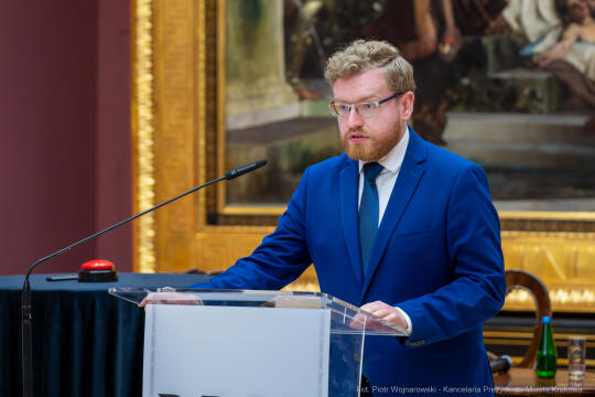 Miszalski, inauguracja, Gaia AI Factory, Sukiennice, sztuczna inteligencja, zdjęcia, fotokronik