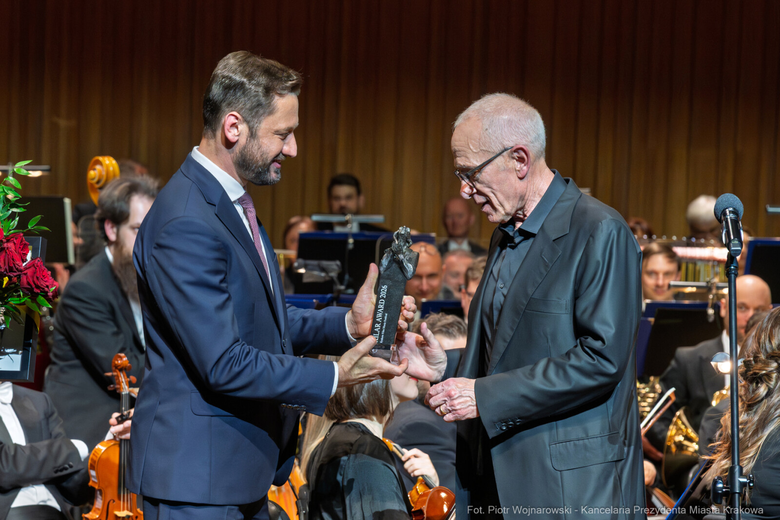 Miszalski, Nagroda Wojciecha Kilara, James Newton Howard, wręczenie, koncert, ICE, FMF, Festiwal Mu  Autor: Piotr Wojnarowski