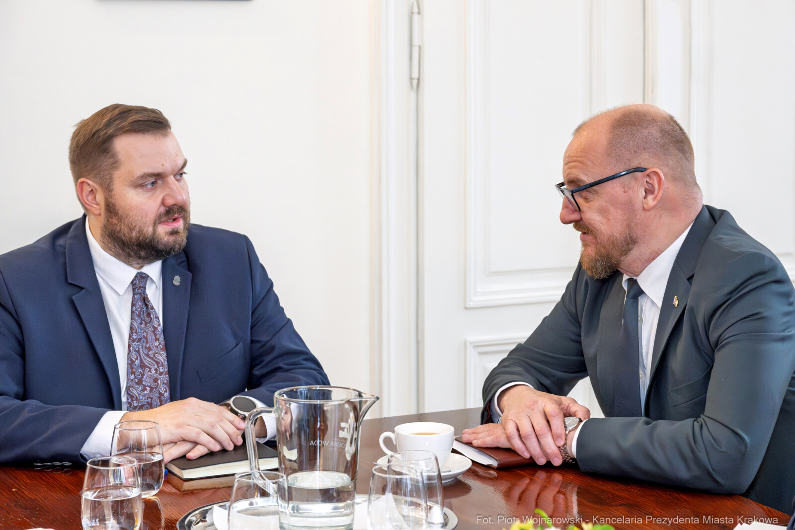 Sęk, ambasador, Raimonds Jansons, Łotwa, spotkanie zdjęcia, fotokronika, kraków, foto, kronika  Autor: Piotr Wojnarowski