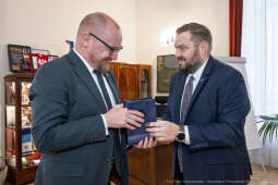 Sęk, ambasador, Raimonds Jansons, Łotwa, spotkanie zdjęcia, fotokronika, kraków, foto, kronika