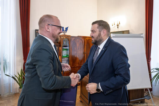 Sęk, ambasador, Raimonds Jansons, Łotwa, spotkanie zdjęcia, fotokronika, kraków, foto, kronika