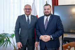 Sęk, ambasador, Raimonds Jansons, Łotwa, spotkanie zdjęcia, fotokronika, kraków, foto, kronika