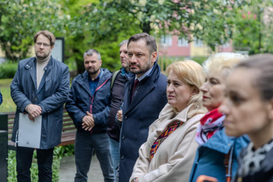 0S4A6907.jpg-Spotkanie, Miszalski, Mieszkańcy, Ulica Miechowity, zdjęcia