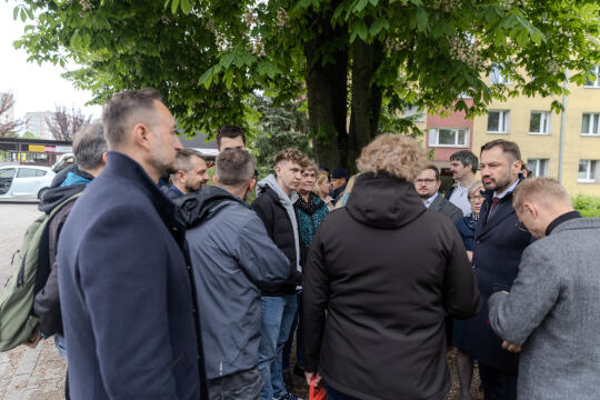 0S4A7091.jpg-Spotkanie, Miszalski, Mieszkańcy, Ulica Miechowity, zdjęcia