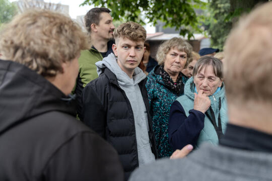 0S4A7156.jpg-Spotkanie, Miszalski, Mieszkańcy, Ulica Miechowity, zdjęcia
