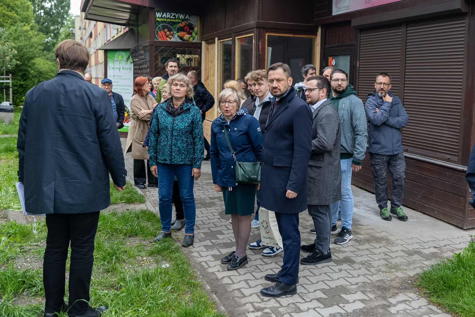 0S4A7171.jpg-Spotkanie, Miszalski, Mieszkańcy, Ulica Miechowity, zdjęcia  Autor: B. Świerzowski
