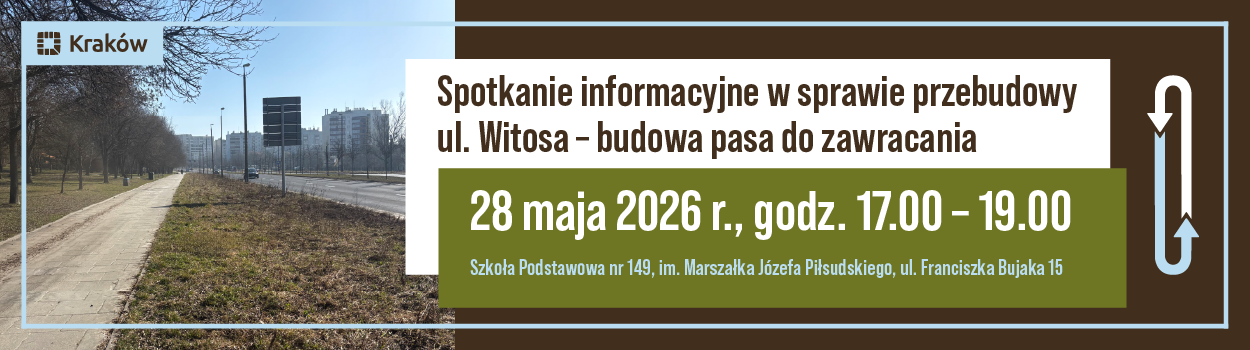 Spotkanie informacyjne dotyczące przebudowy ul. Witosa – budowa pasa do zawracania