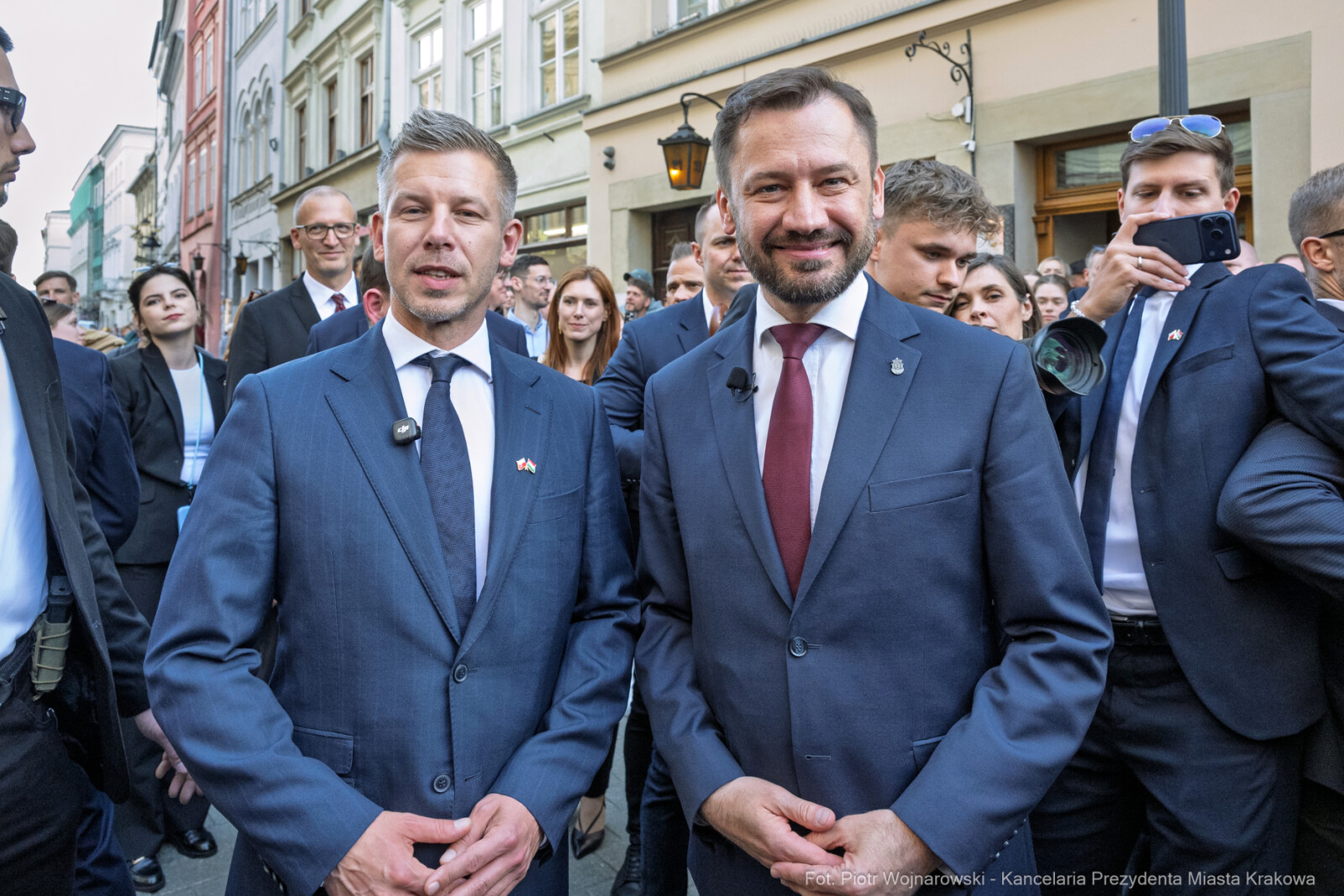 Miszalski, Peter Magyar, spotkanie, premier, Węgry, zdjęcia, fotokronika, kraków, foto  Autor: Piotr Wojnarowski