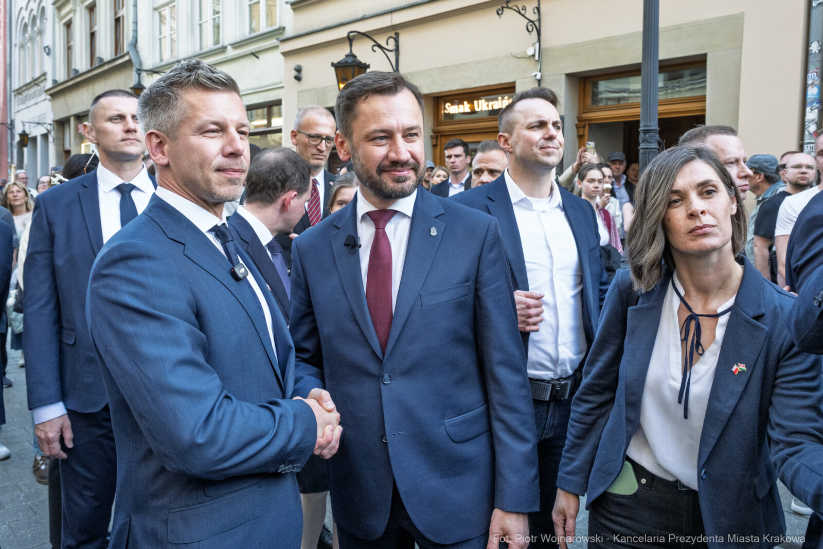 Miszalski, Peter Magyar, spotkanie, premier, Węgry, zdjęcia, fotokronika, kraków, foto  Autor: Piotr Wojnarowski