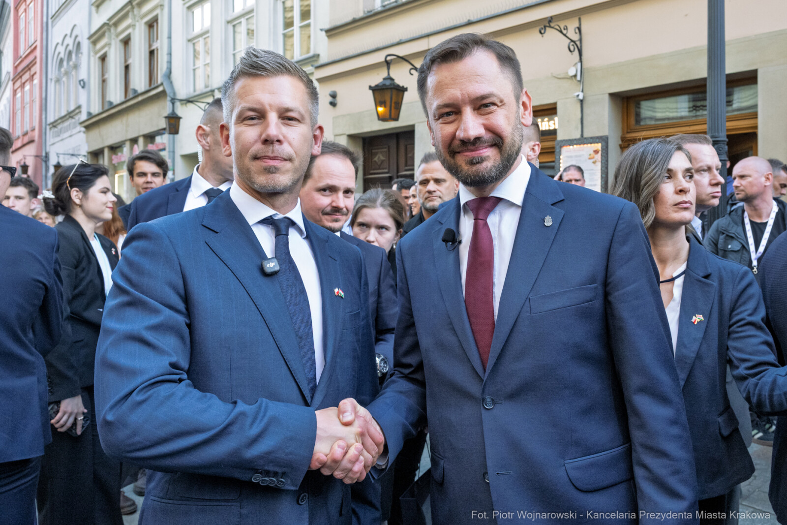 Miszalski, Peter Magyar, spotkanie, premier, Węgry, zdjęcia, fotokronika, kraków, foto  Autor: Piotr Wojnarowski