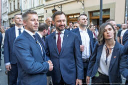 Miszalski, Peter Magyar, spotkanie, premier, Węgry, zdjęcia, fotokronika, kraków, foto_copy