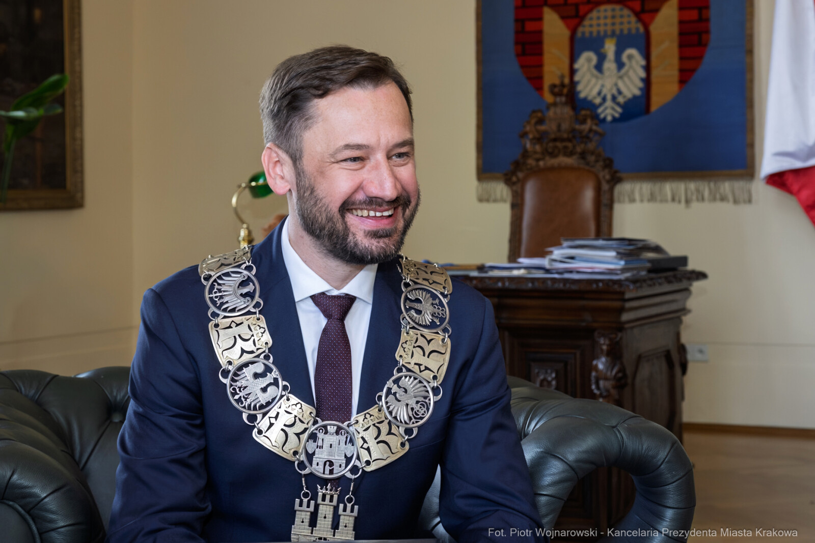 Miszalski, Kosek, Zachwatowicz-Wajda, Honorowy Obywatel Krakowa, wręczenie, zdjęcia,  Autor: Piotr Wojnarowski