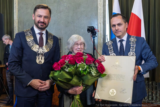 Krystyna Zachwatowicz-Wajdę, nową Honorową Obywatelką Stołecznego Królewskiego Miasta Krakowa