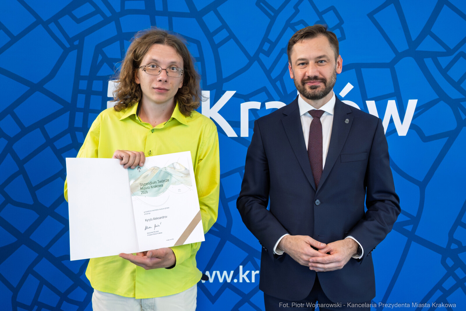 Miszalski, MUFO, Stypendia Twórcze 2026, wręczenie, zdjęcia, fotokronika, kraków, fo  Autor: Piotr Wojnarowski