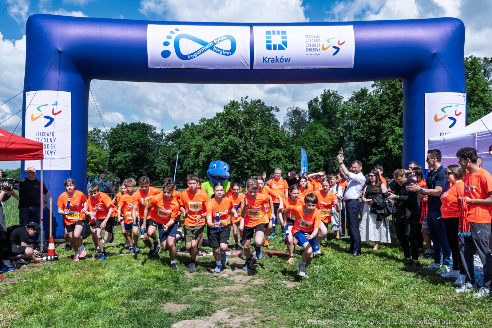 Miszalski, #Ogarniam życie, bieg, uczniowie, Błonia, sport, zdjęcia, fotokronika, k  Autor: Piotr Wojnarowski